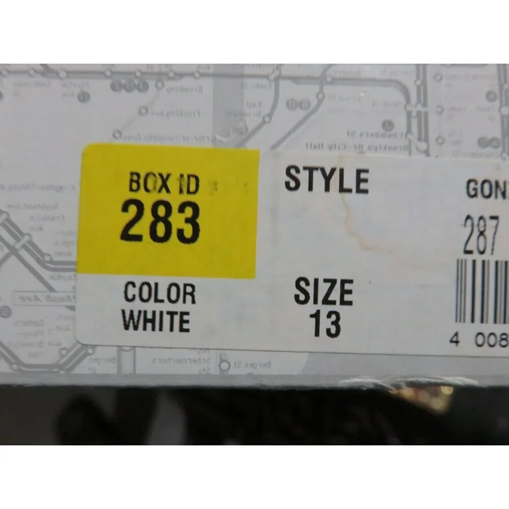 Roller Boltz White & Black Lace Up Sneaker Skates Wheel Bottom Shoes Toddler 13